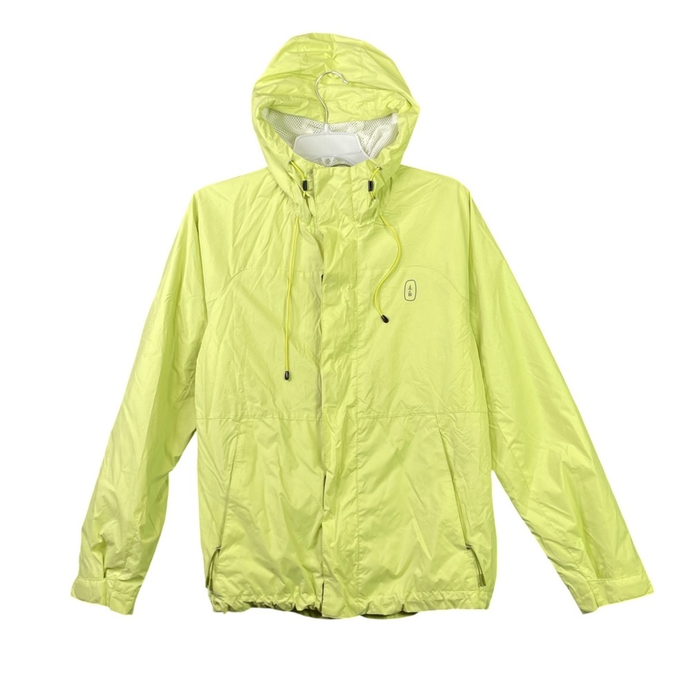 Bass Outdoor Windbreaker Jacket Womens Small Hooded Full Zip Rain Hiking Outdoor